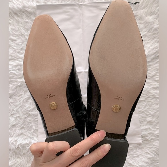 Veronica Beard Cecile Shearling Mule in Black NWT US8 - Picture 12 of 12